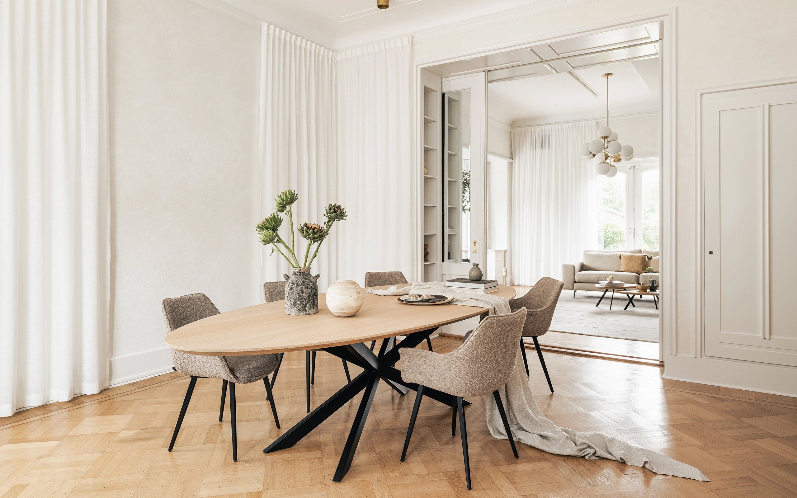 4 ovale vormen | Table du Sud