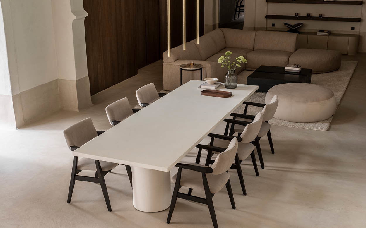 aantal-stoelen-rechthoekige-eettafel Aantal stoelen aan rechthoekige eettafel | Table du Sud
