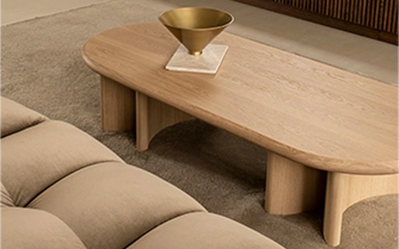 Ovale salontafel