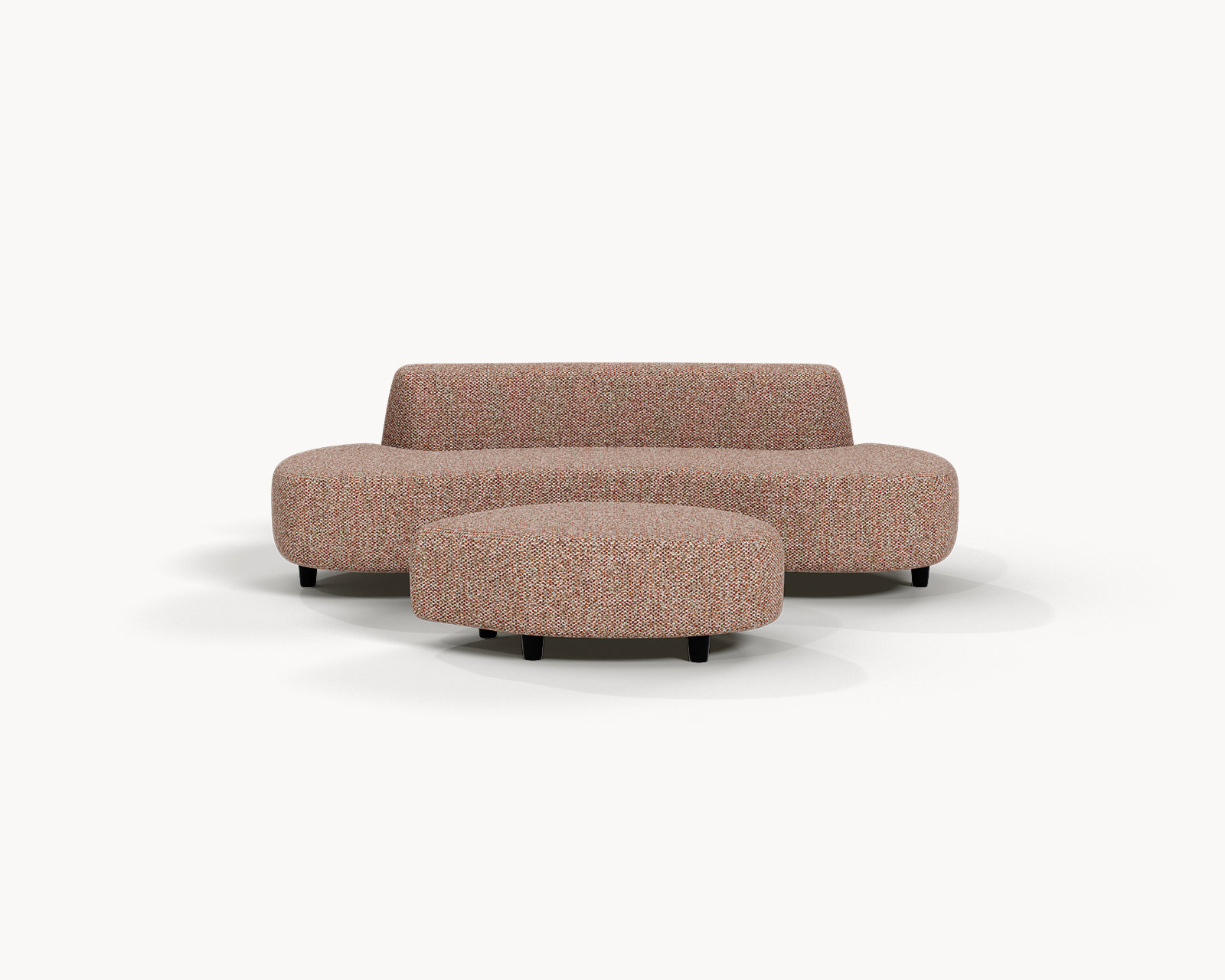 Rosali_Chaise lounge_Cayenne-Cognac