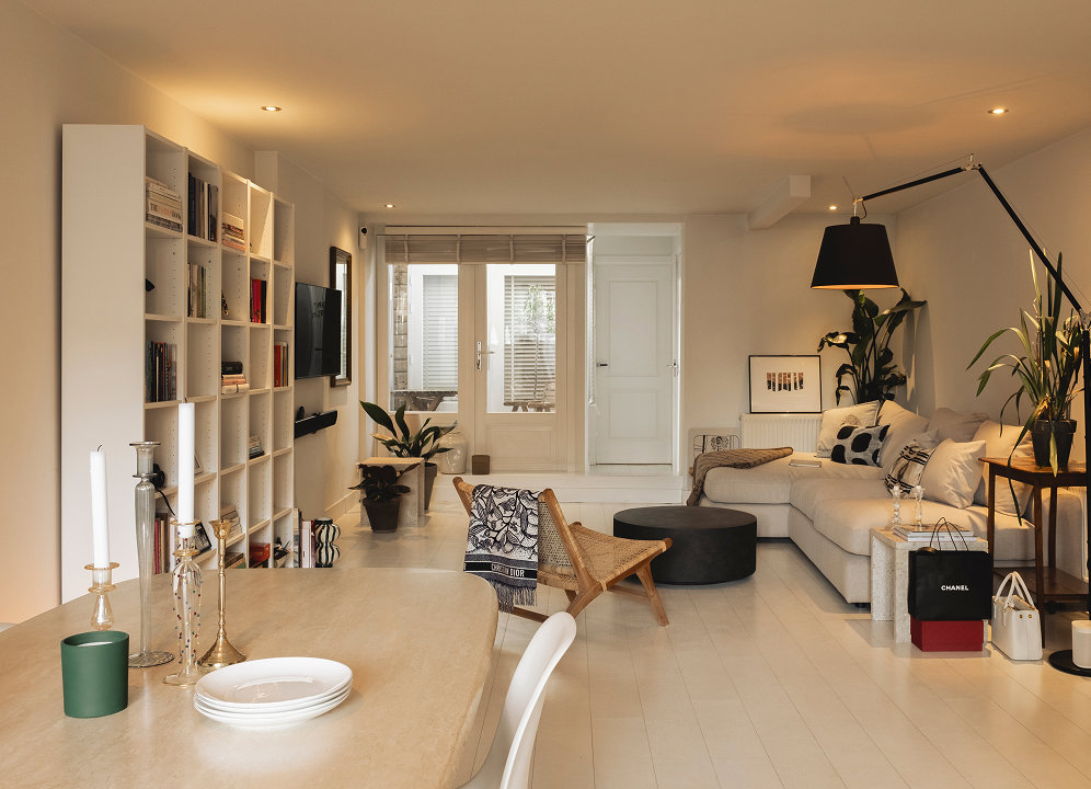 Interieur van Amsterdamse woning van Anke de Jong