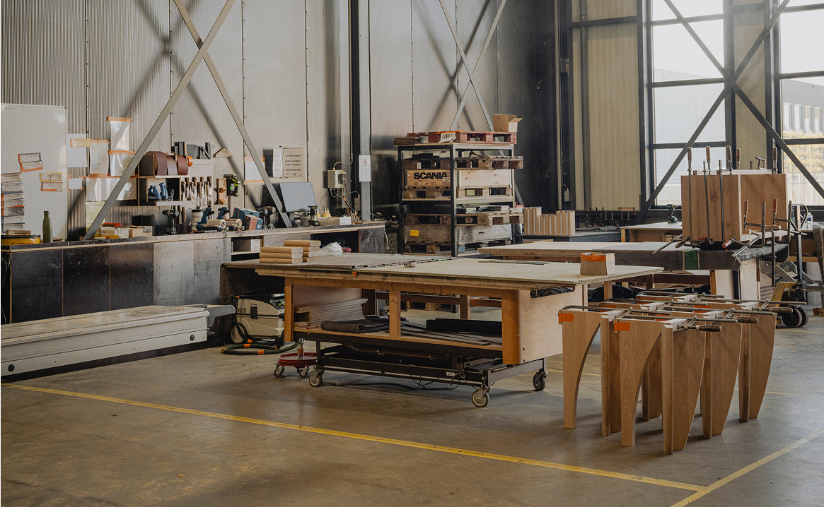 Werkplaats Table du Sud in Heeze, Nederland