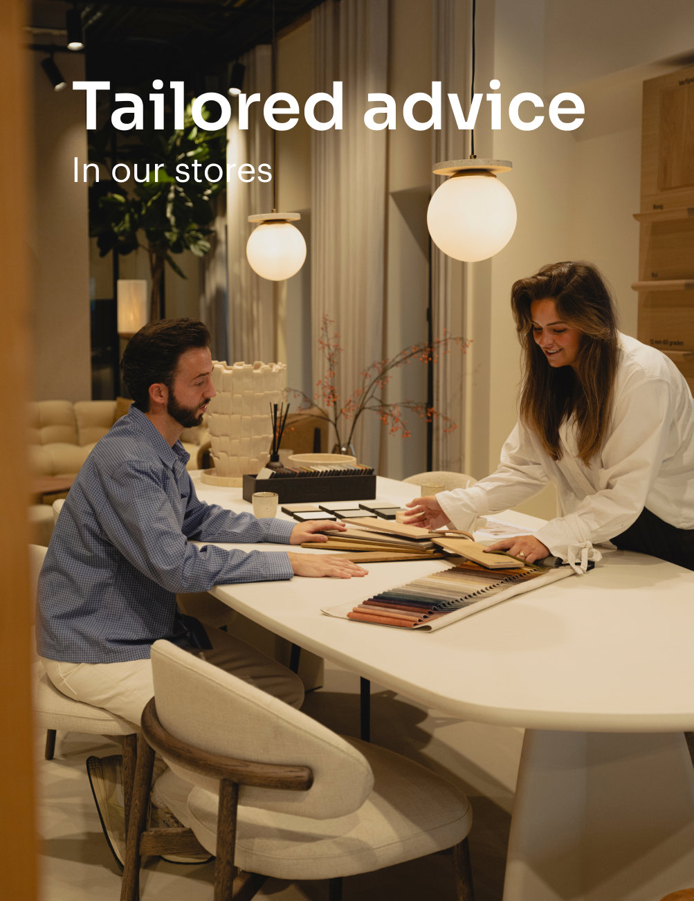 Advies in de woonwinkels van Table du Sud
