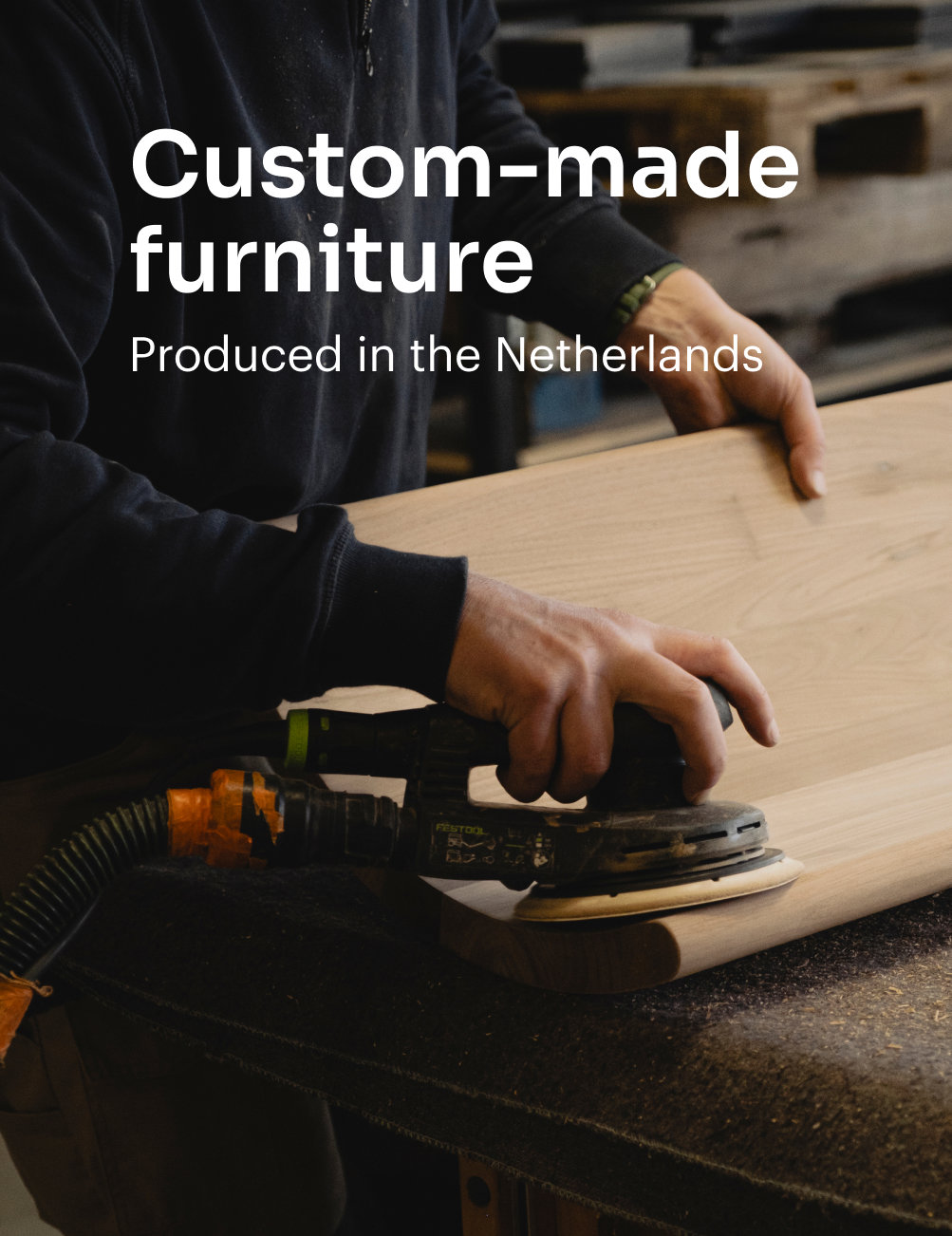 Op maat gemaakte eikenhouten meubels van Table du Sud
