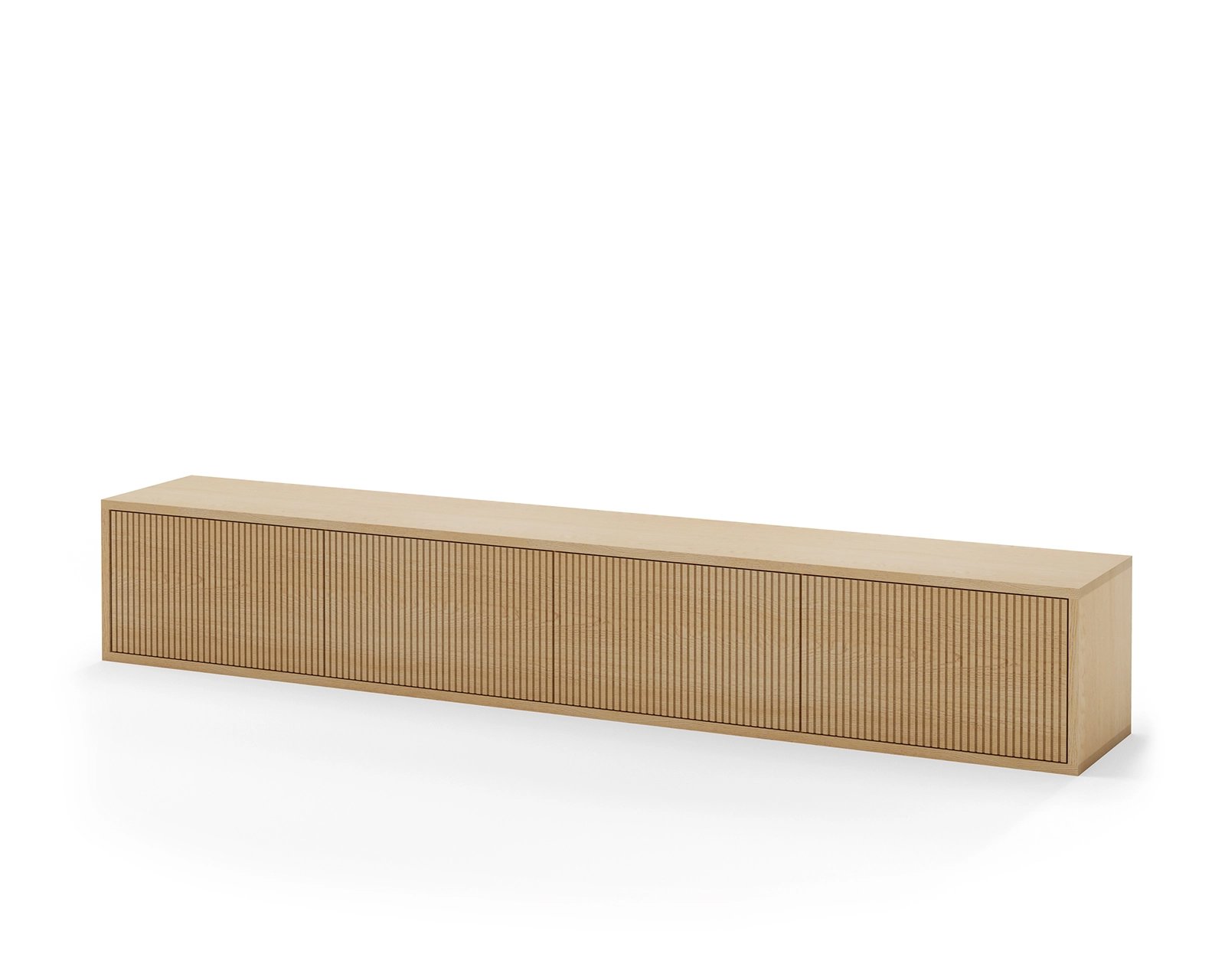 Tv-meubel_Eikenhouten_Pau_Liggend_Groeven