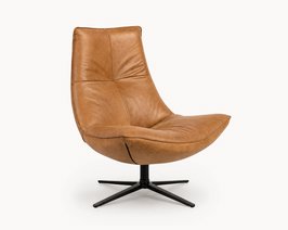 Materiaal: vintage leder - cognac