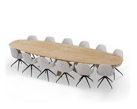 Vergadertafel_Deens_XX11x11 Oak_Stoelen